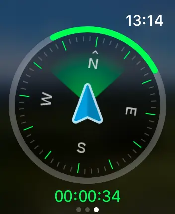 WatchOS user interface for the AllTrails application