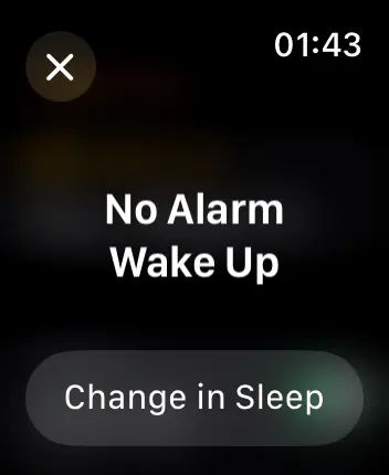 WatchOS user interface for the Apple Alarms application