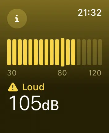 WatchOS user interface for the Apple Noise application