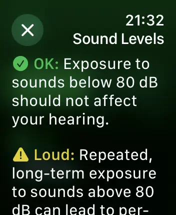 WatchOS user interface for the Apple Noise application