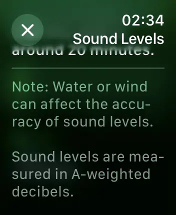 WatchOS user interface for the Apple Noise application