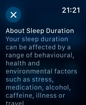 WatchOS user interface for the Apple Vitals application