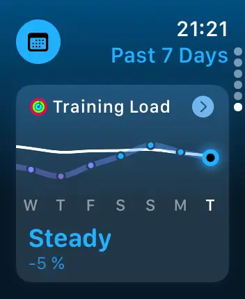 WatchOS user interface for the Apple Vitals application