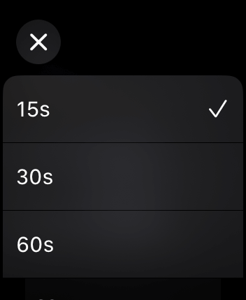 WatchOS user interface for the Audible application