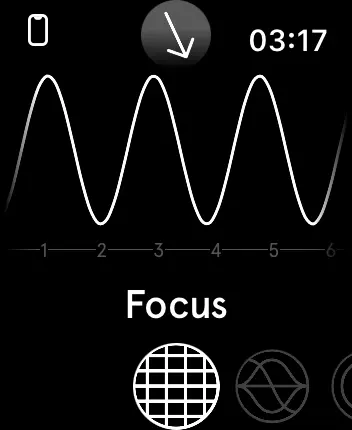 WatchOS user interface for the Endel application