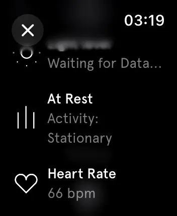 WatchOS user interface for the Endel application