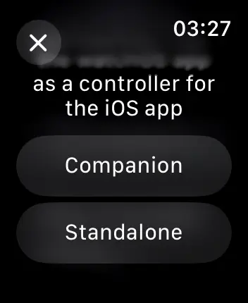 WatchOS user interface for the Endel application