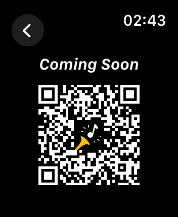 WatchOS user interface for the Metronaut application