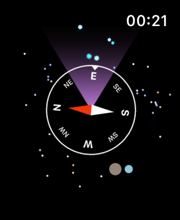 WatchOS user interface for the Night Sky application