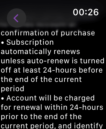 WatchOS user interface for the Night Sky application
