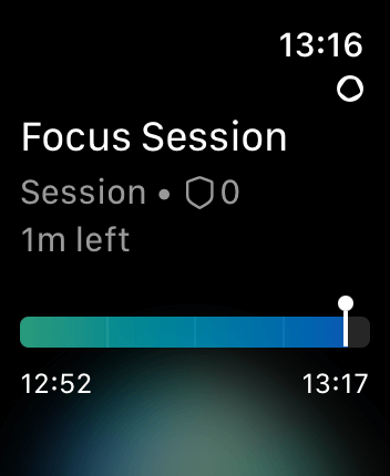 WatchOS user interface for the Opal application