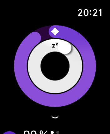 WatchOS user interface for the Pillow application