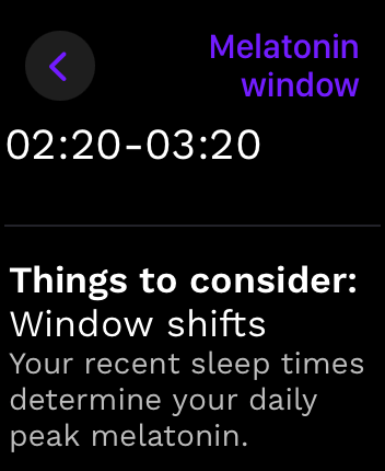 WatchOS user interface for the Rise application