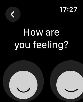WatchOS user interface for the Stoic application