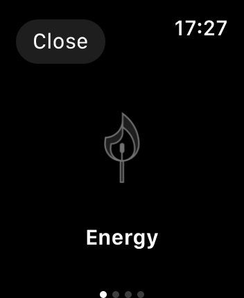 WatchOS user interface for the Stoic application