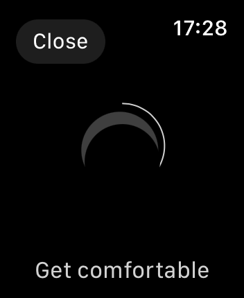 WatchOS user interface for the Stoic application