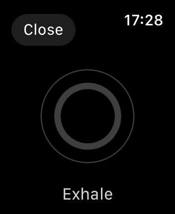 WatchOS user interface for the Stoic application