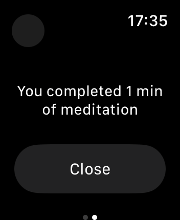 WatchOS user interface for the Stoic application
