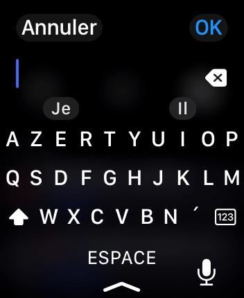 WatchOS user interface for the TickTick application