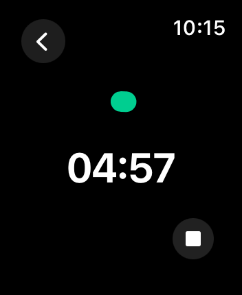 WatchOS user interface for the TickTick application