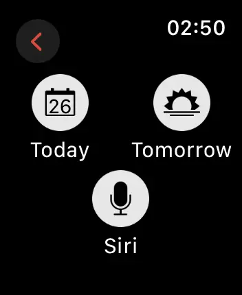WatchOS user interface for the Todoist application