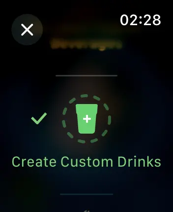 WatchOS user interface for the Waterllama application