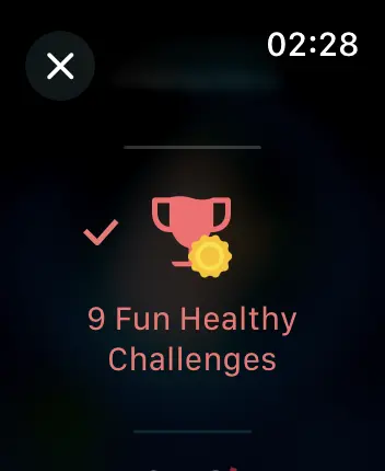 WatchOS user interface for the Waterllama application