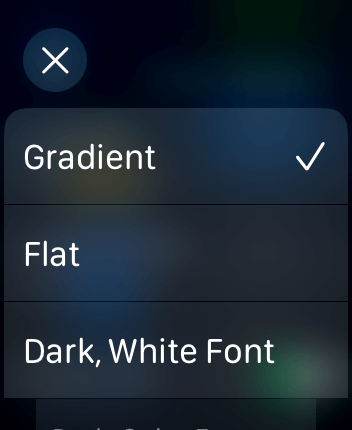 WatchOS user interface for the WaterMinder application