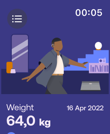 WatchOS user interface for the Withings application